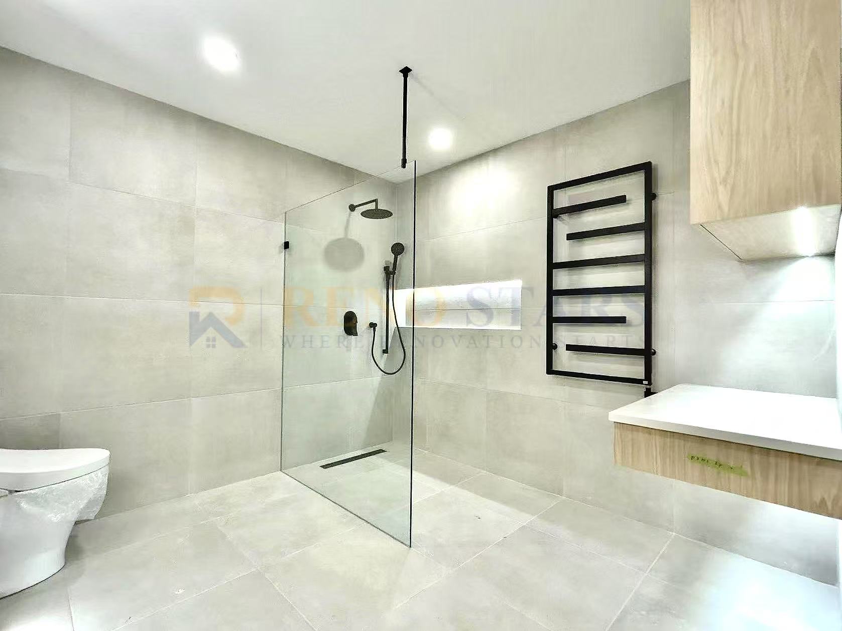 Bathroom Renovation with Custom Features in Burnaby - After 3