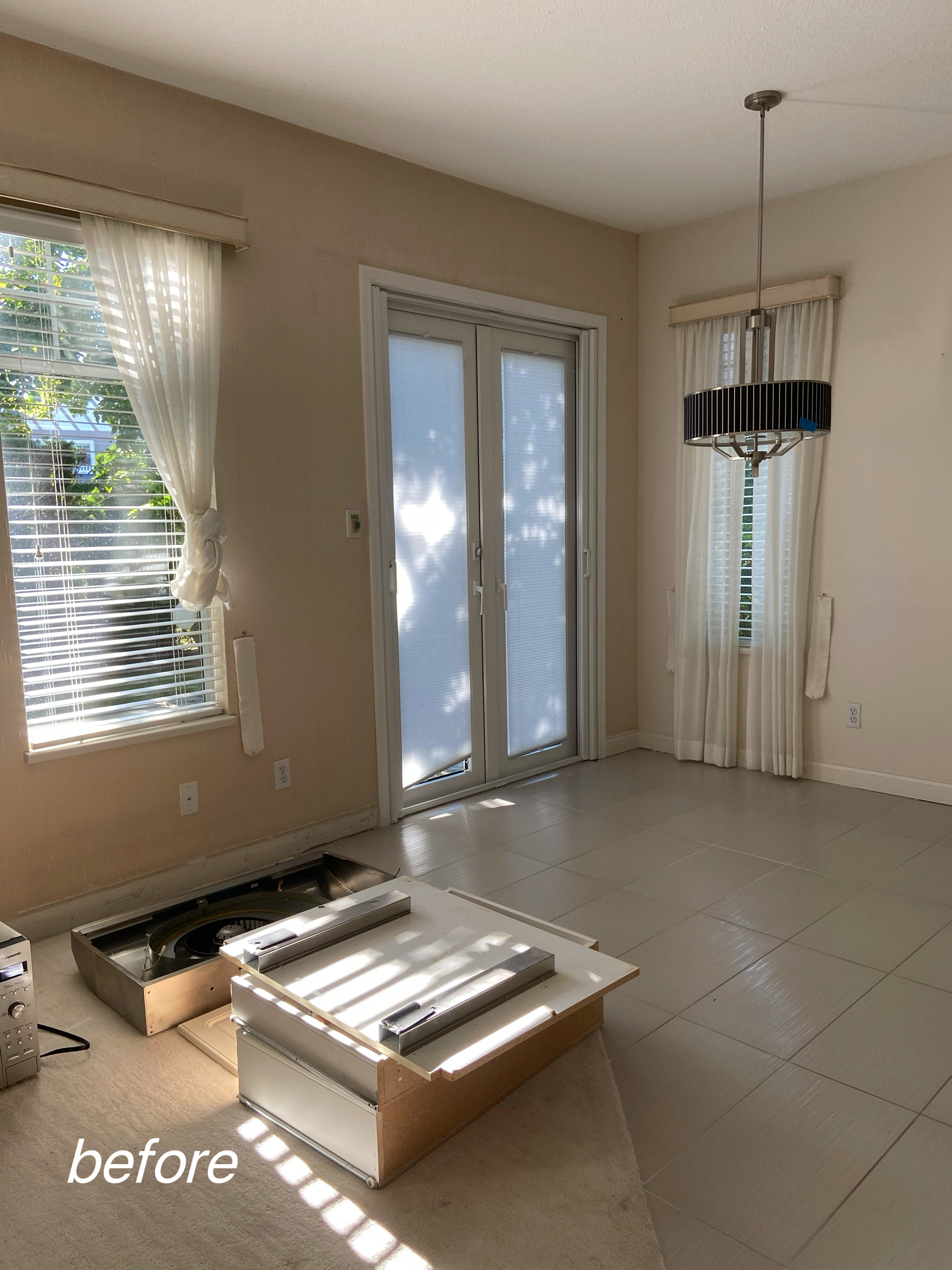 Custom Kitchen Renovation with Black Fixtures - Before 2