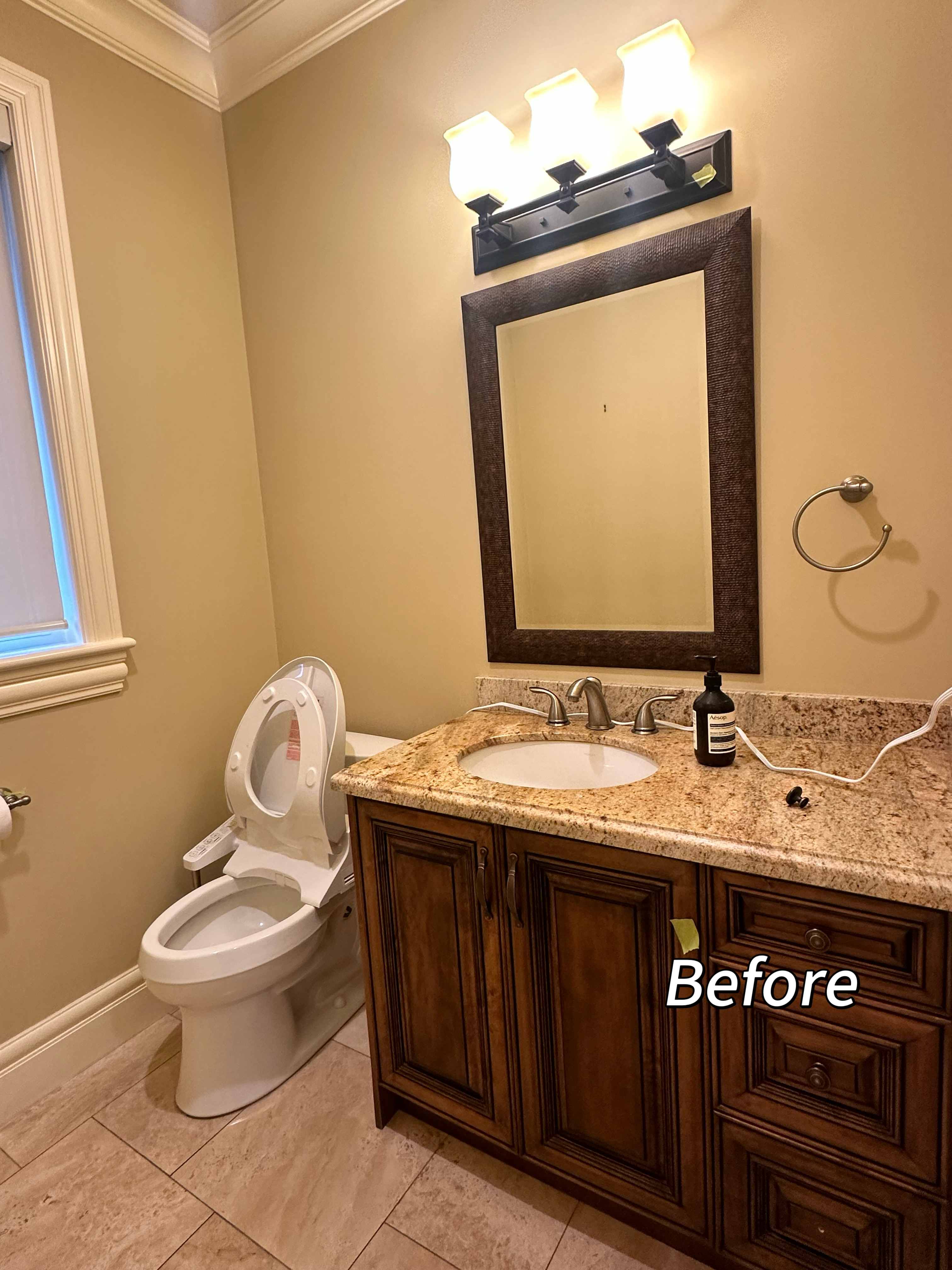 Luxury Bathroom Renovation with Custom Features - Before 3