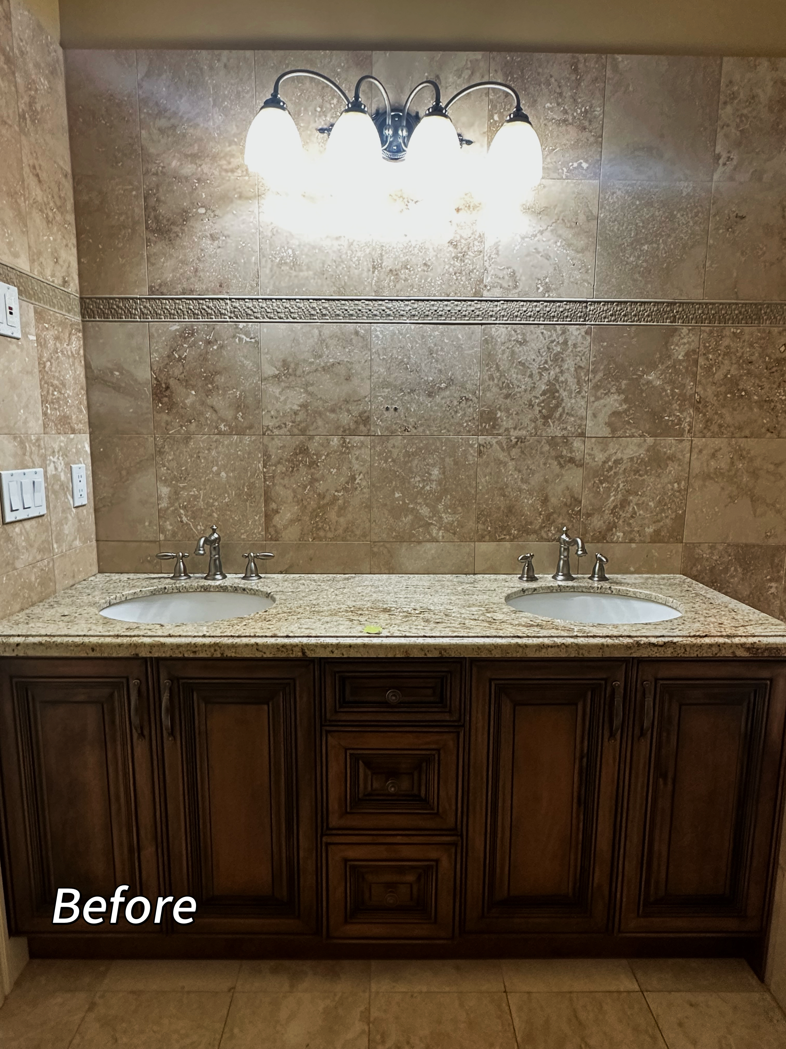 Luxury Bathroom Renovation with Custom Features - Before 5