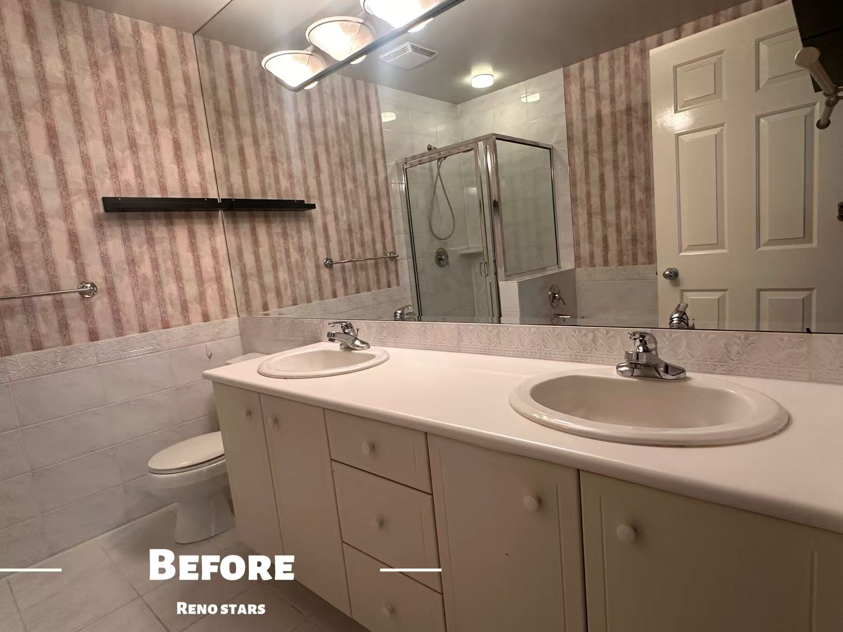 Two Bathroom Renovation with Custom Features - Before Renovation 3