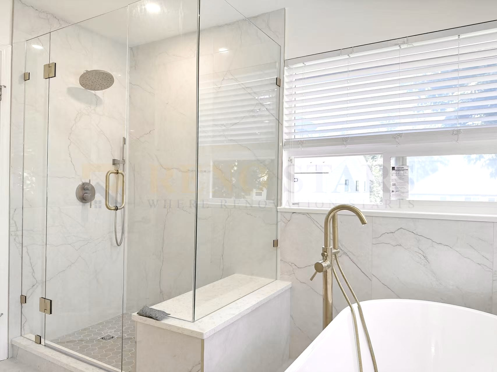 Two Bathroom Renovation with Modern Style