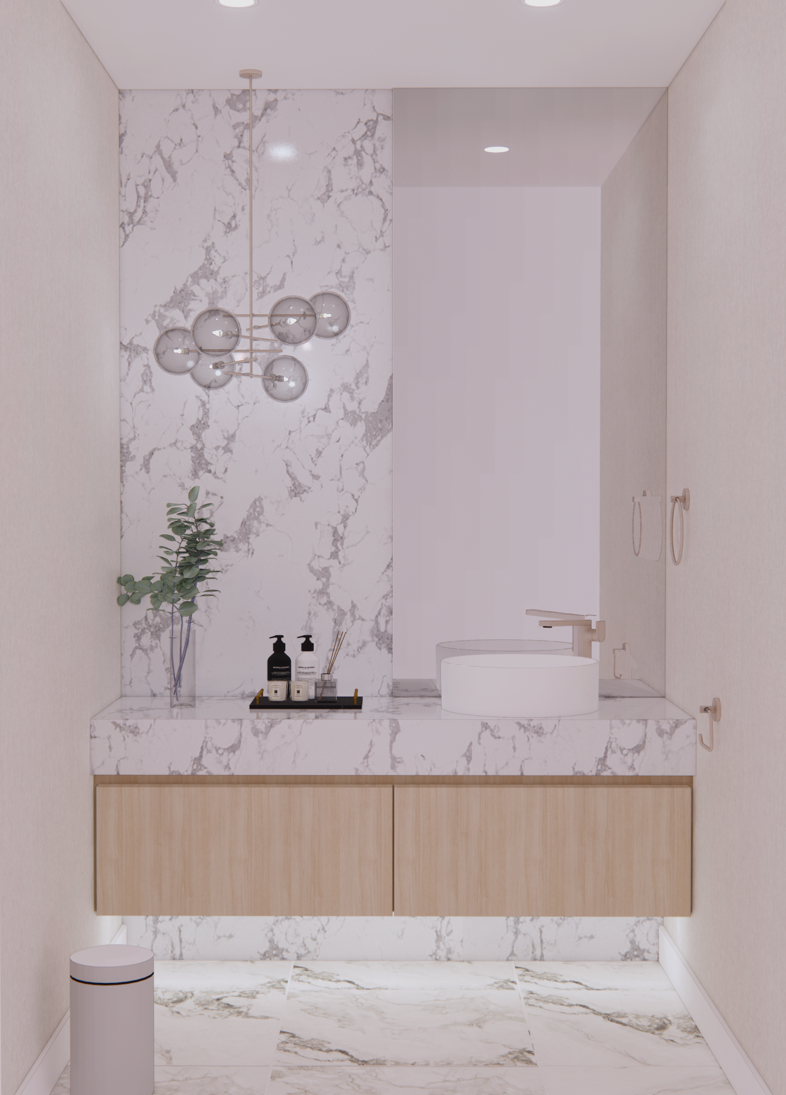 Modern Powder Room