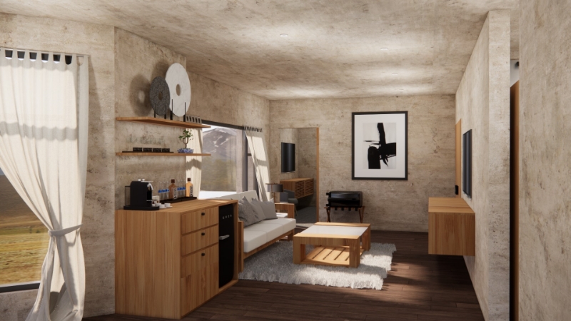 Commercial Space Rendering